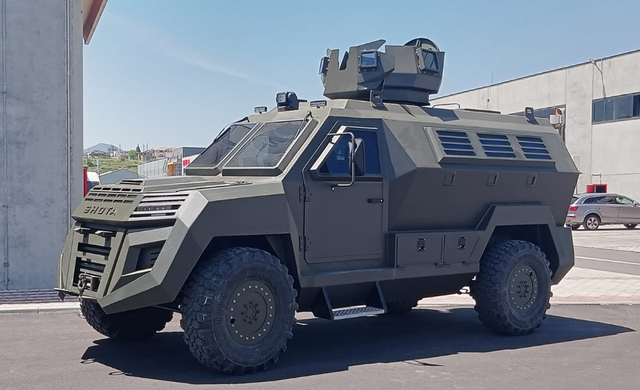 Shota: First armored personnel carrier produced in Albania makes debut