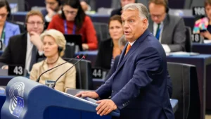 Ursula von der Leyen and Viktor Orbán