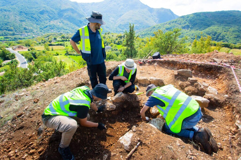 Archaeological discovery in Shënmri, Tirana