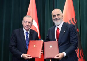 Recep Tayyip Erdogan and Edi Rama