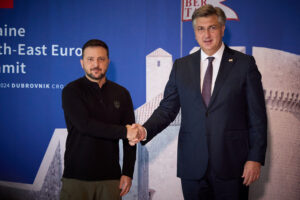 Andrej Plenković and Volodymyr Zelenskyy