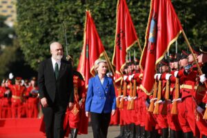 Edi Rama and Ursula von der Leyen