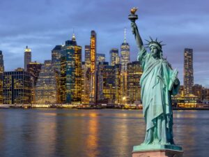 The Statue of Liberty National Monument, USA