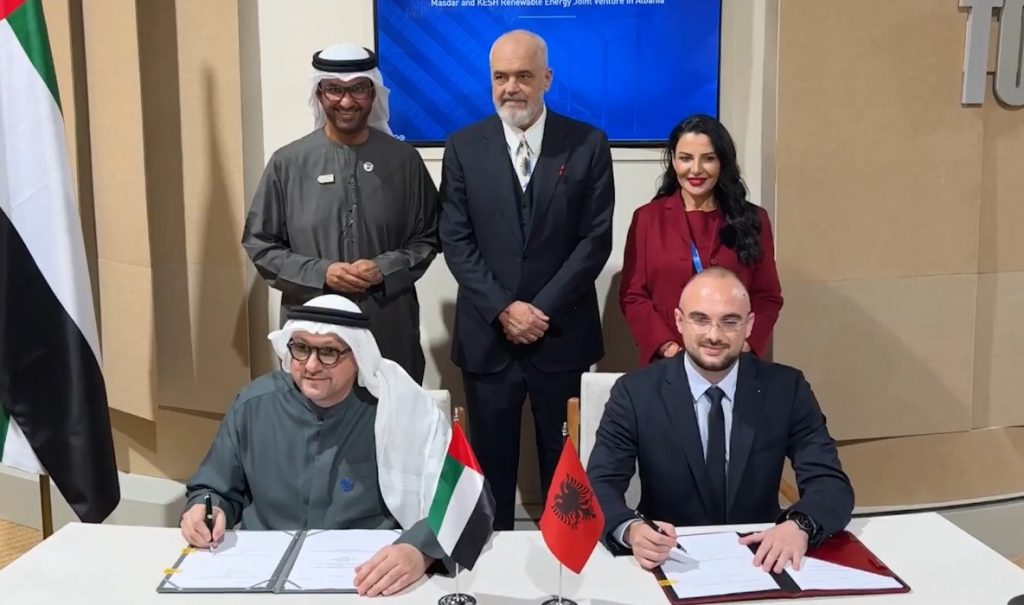 KESH and Masdar sign agreement to boost renewable energy in Albania