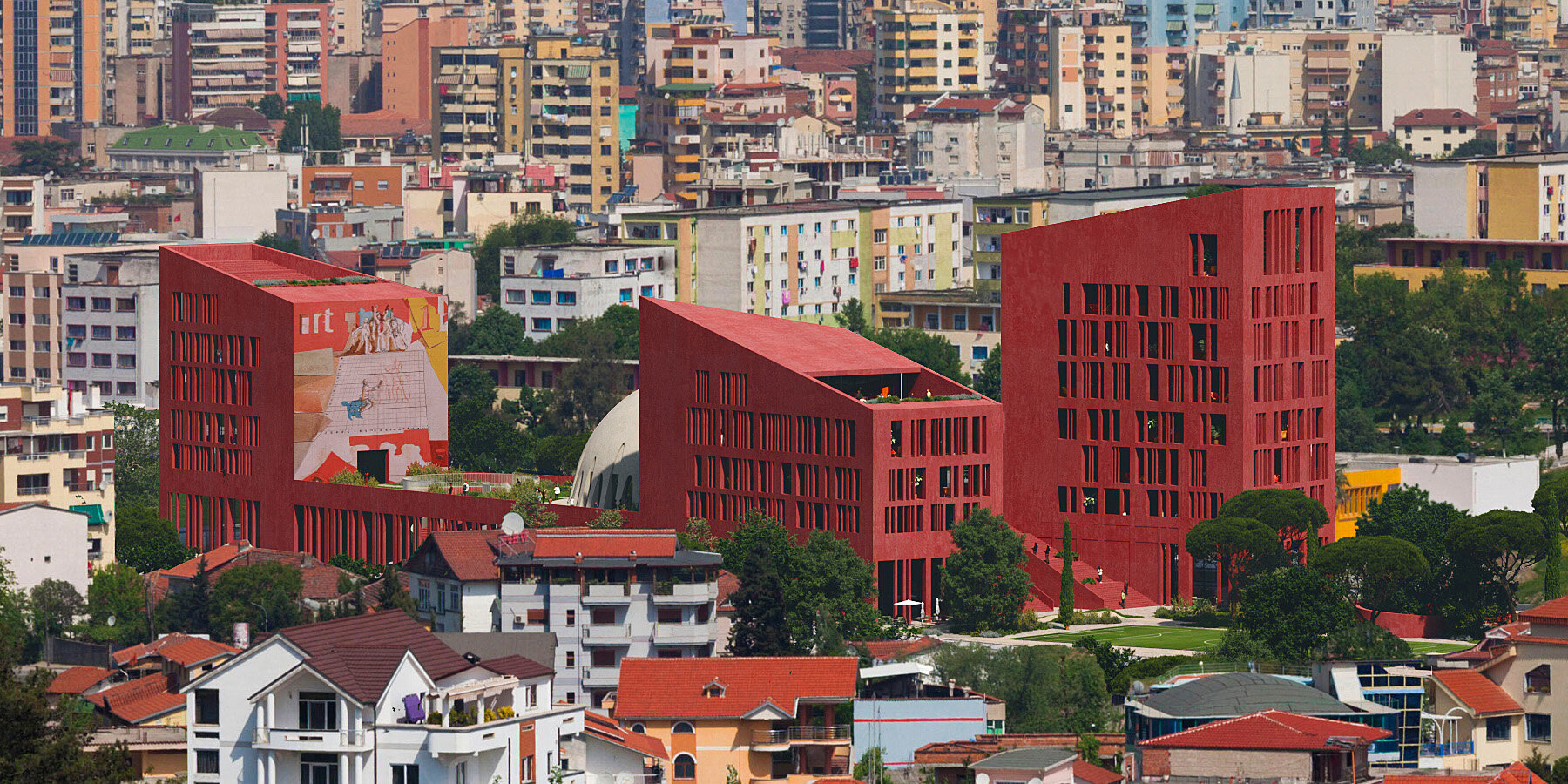 European College campus construction begins in Tirana