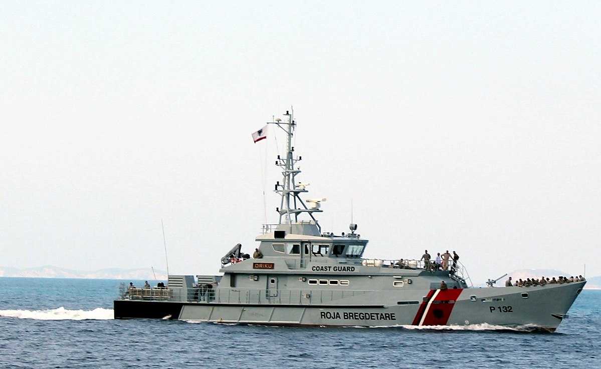 Albanian Navy rescues 40 migrants in joint operation