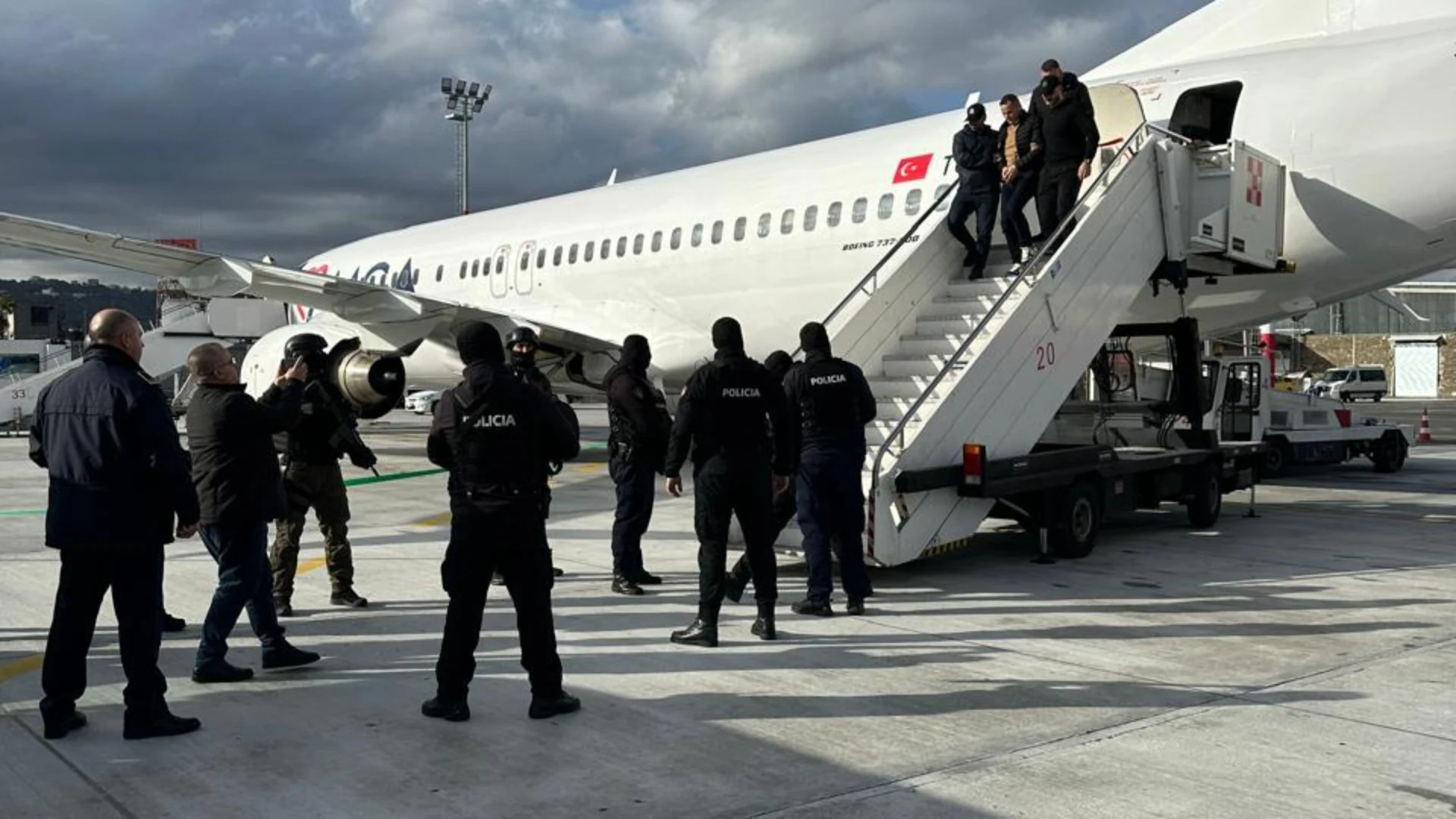 Albanian cartel boss extradited from Turkey amid high security