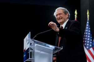 Sali Berisha, Chairman of the Democratic Party of Albania.