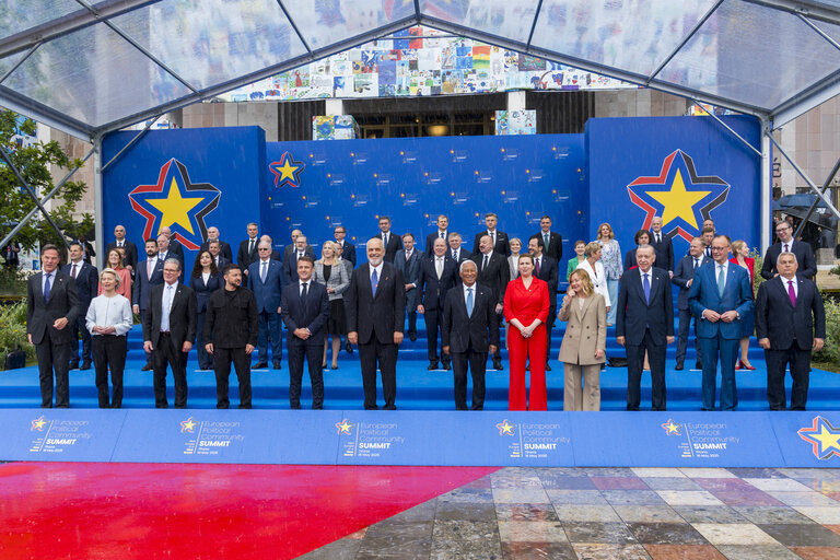 European Political Community Summit in Tirana, Albania.