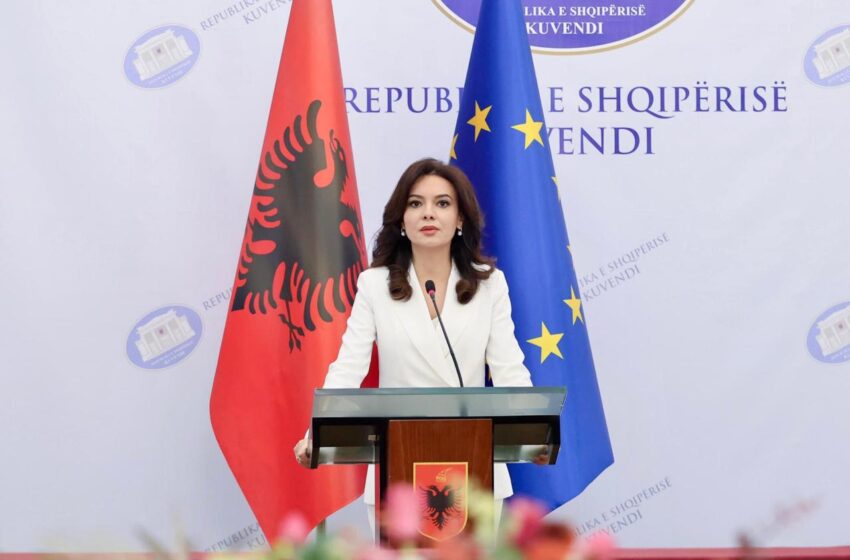 Parliament Speaker Spiropali welcomes EU report, condemns Berisha’s “anti-Albanian crusade”