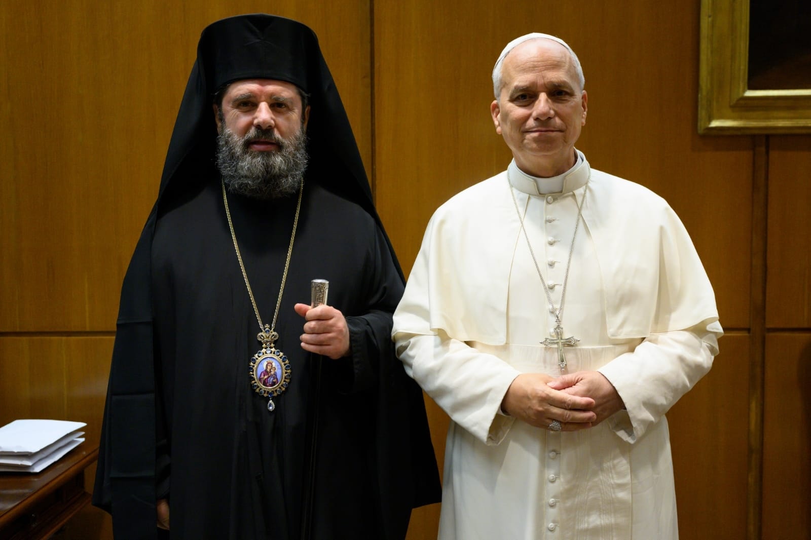 Albania’s Archbishop Joan meets Pope Leo XIV in Rome, calls for peace and support for youth