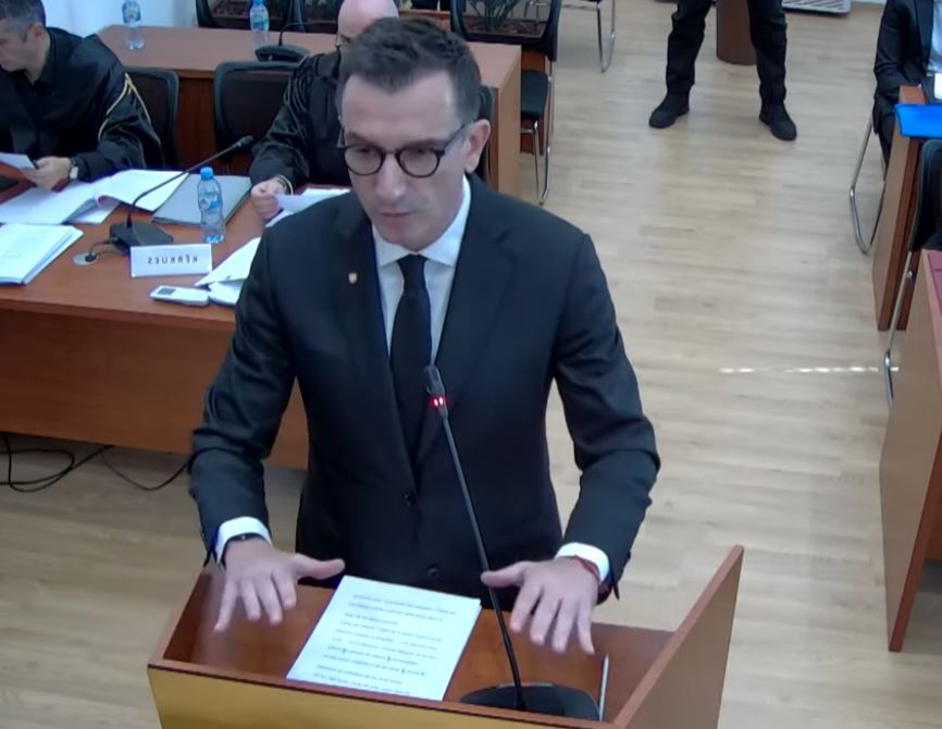 Erion Veliaj appears in court for first time since arrest, calls dismissal a threat to democracy